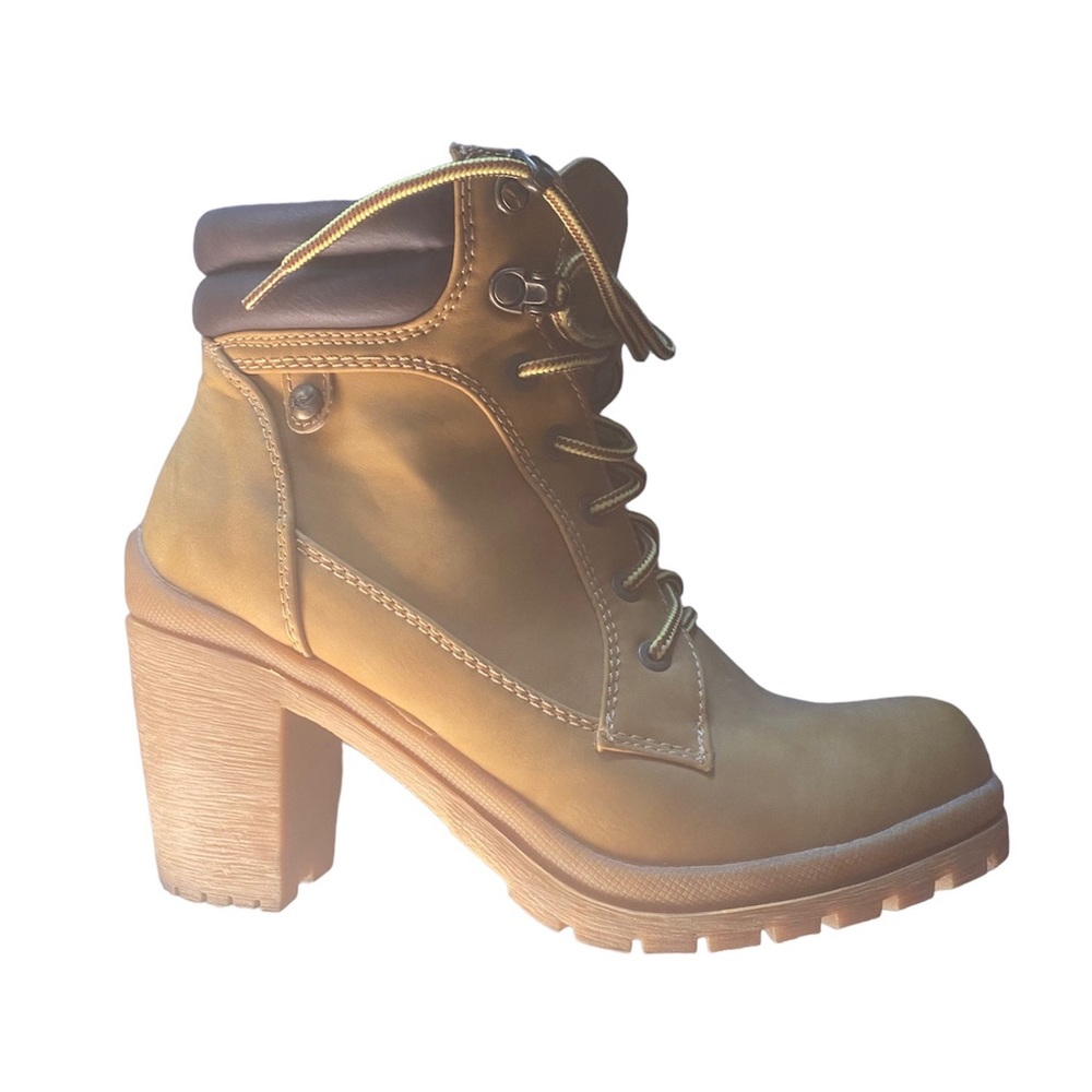 💝 4/$24 - Tan Heeled Winter Boot - Sheikh